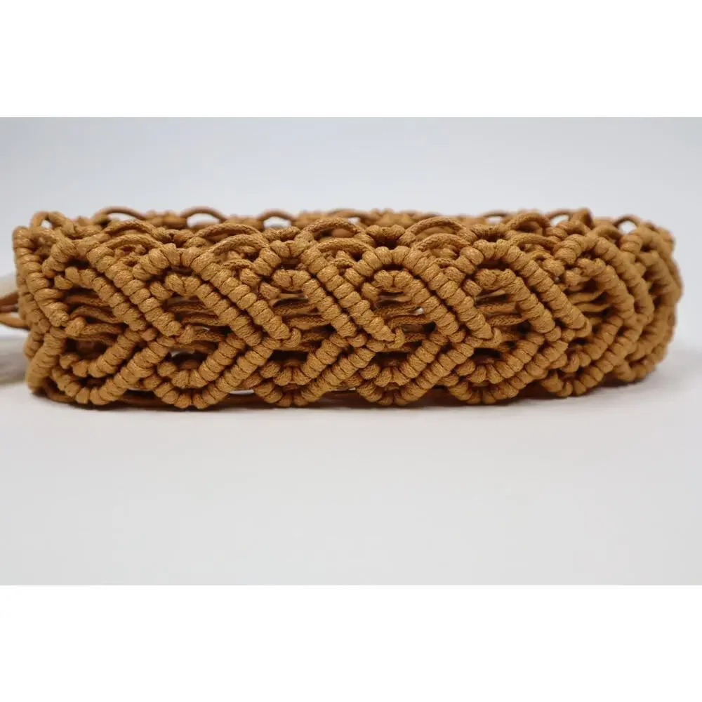 Steve Madden Brown Woven Pant‎ Belt Size L